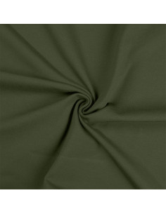 Tessuto jersey di cotone - Verde militare
