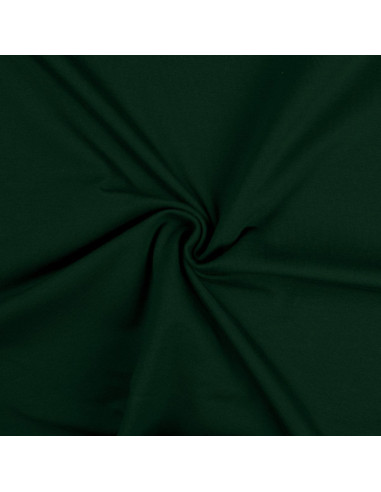 Tessuto jersey di cotone - Verde bottiglia