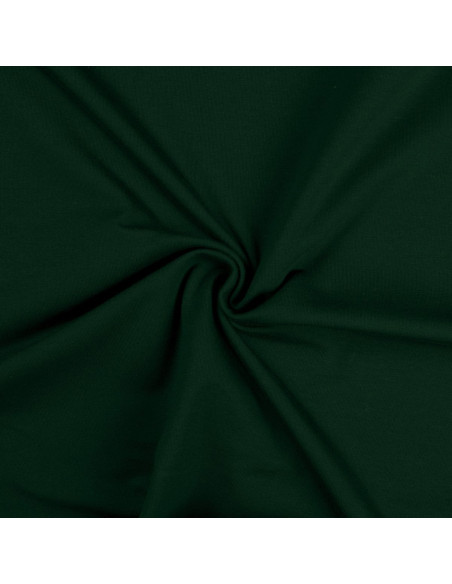 Tessuto jersey di cotone - Verde bottiglia