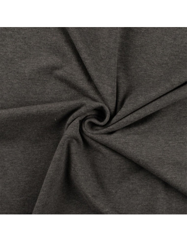 Tessuto jersey di cotone - Grigio mélange