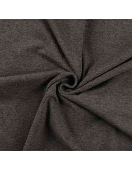 Tessuto jersey di cotone - Grigio mélange