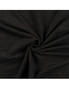 Tessuto jersey di cotone - Grigio mélange scuro