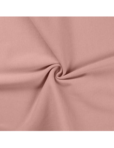 Tessuto jersey a coste - Rosa antico