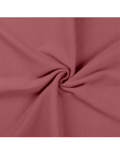 Tessuto jersey a coste - Legno di rosa