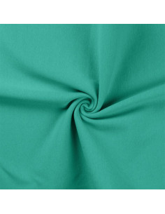 Tessuto jersey a coste - Blu Tiffany