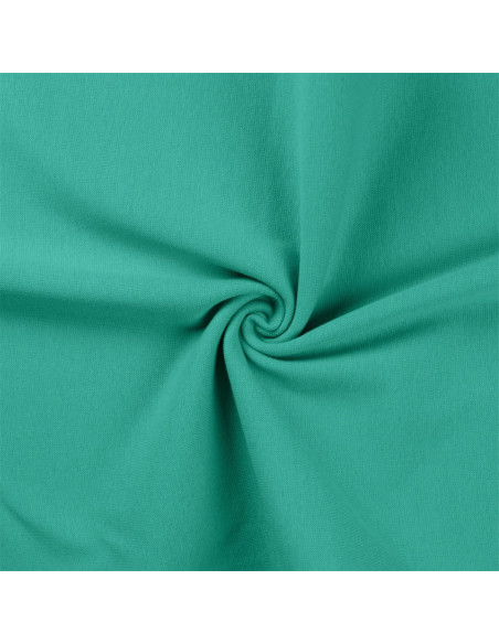 Tessuto jersey a coste - Blu Tiffany