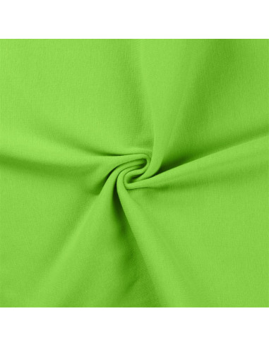 Tessuto jersey a coste - Verde lime