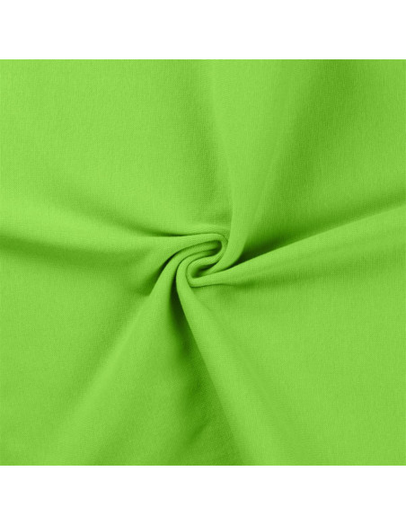 Tessuto jersey a coste - Verde lime