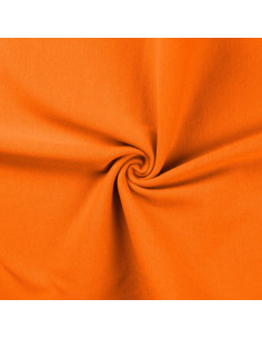 Tessuto jersey a coste - Arancione