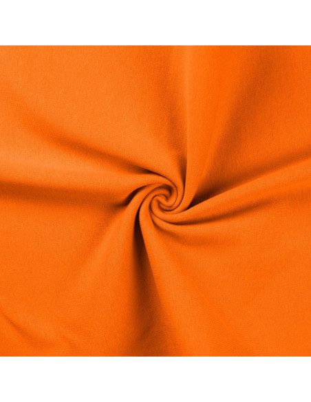 Tessuto jersey a coste - Arancione