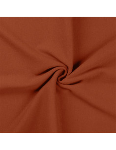 Tessuto jersey a coste - Terracotta