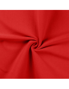 Tessuto jersey a coste - Rosso