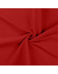 Tessuto jersey a coste - Rosso scuro