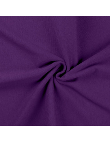 Tessuto jersey a coste - Viola