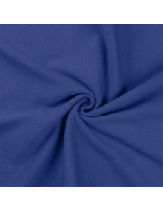 Tessuto jersey a coste - Blu reale