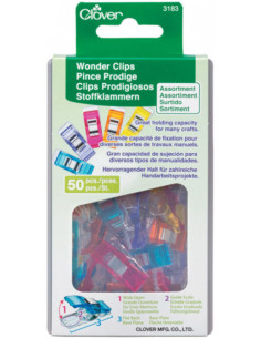 Scatola 50 mollette Prodige Clover - Assortimento