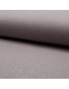 Tessuto felpato glitterato - Grigio