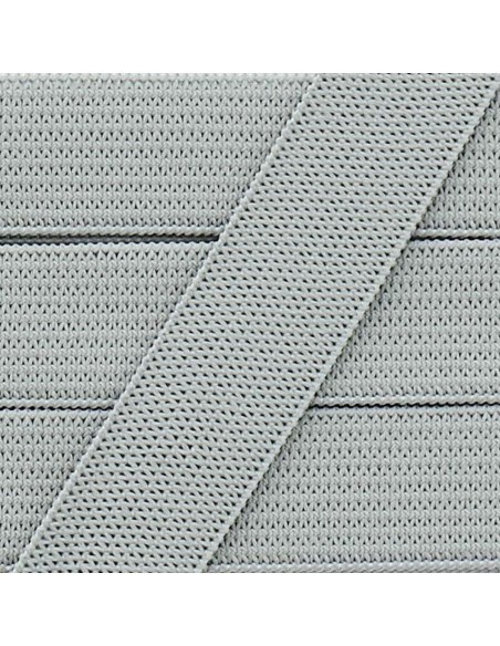 Elastico morbido 15 mm - Grigio chiaro