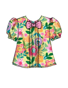 Modello di top e mutandine per neonati - Butterick 6884 2