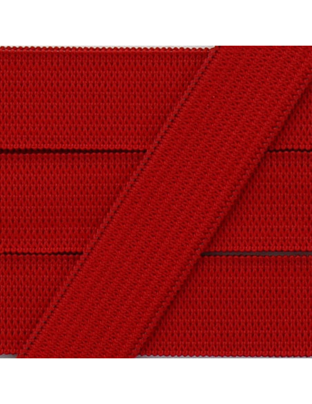 Elastico morbido 15 mm - Rosso