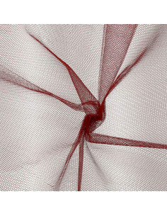 Tulle rigido - Rosso scuro