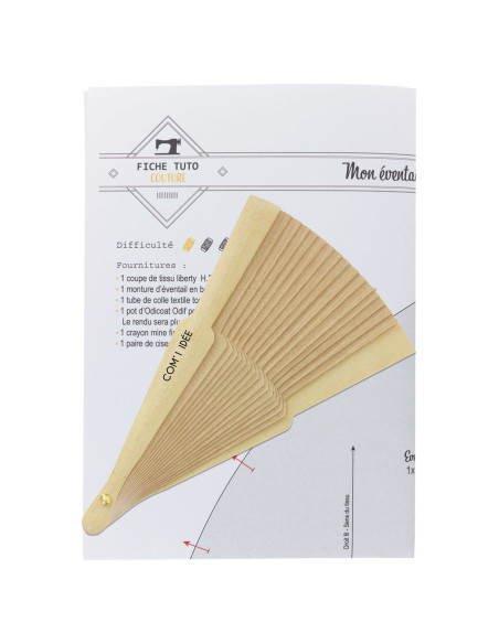 Montatura piccolo ventaglio in legno