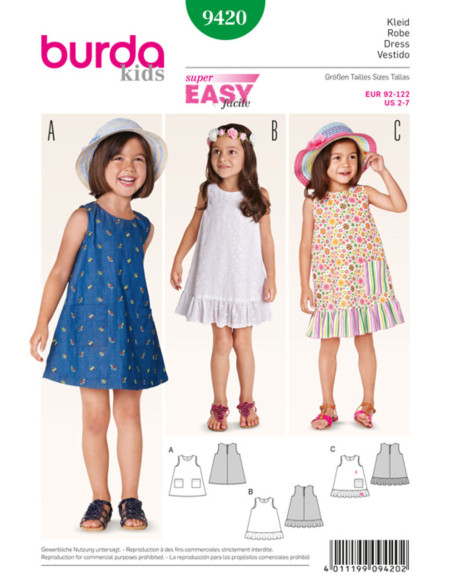 Modello di abito - Burda 9420