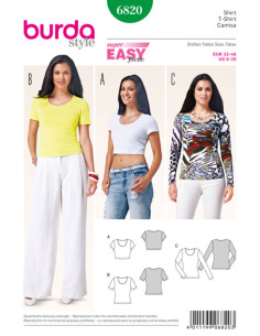 Modello di t-shirt - Burda 6820