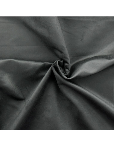 Tessuto scamosciato - Grigio scuro
