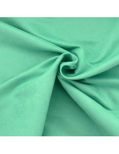 Tessuto scamosciato - Verde menta