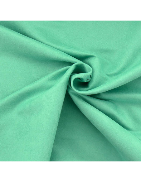 Tessuto scamosciato - Verde menta