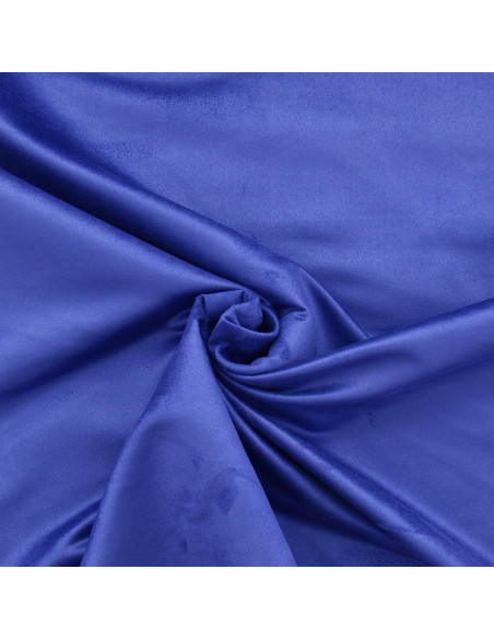 Tessuto scamosciato - Blu cobalto