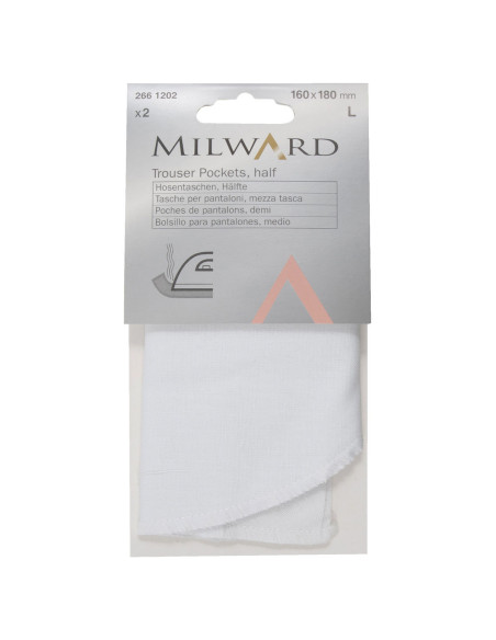 Coppia di tasche per pantaloni 160 x 180 mm