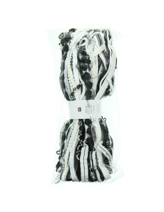 Assortimento di nastri - Nero e bianco