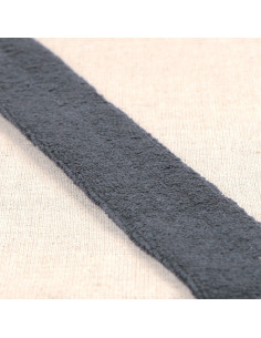 Bordo spugna bouclé - Grigio scuro