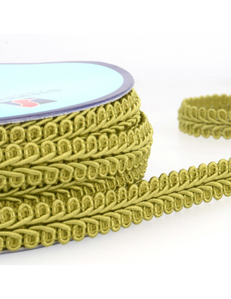 Gallone a spiga stile Chanel - Verde oliva