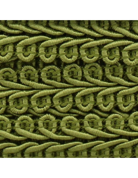 Gallone a spiga stile Chanel - Verde oliva