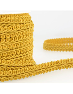 Gallone a spiga stile Chanel - Senape