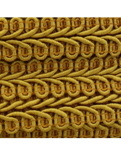 Gallone a spiga stile Chanel - Senape 2