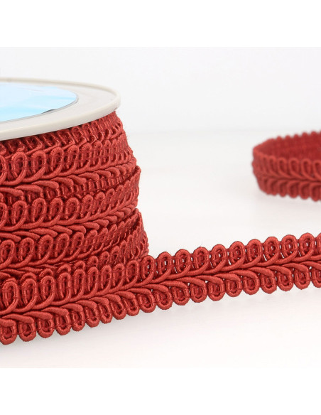 Galone a spiga stile Chanel - Rosso Hermès