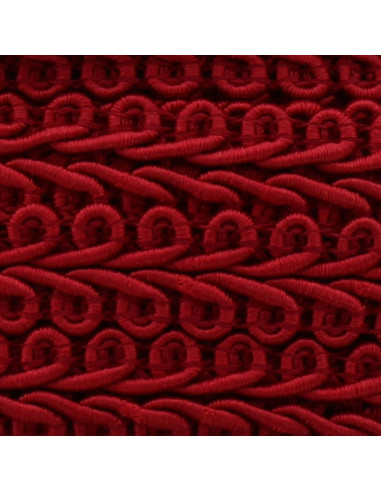 Galone a spiga stile Chanel - Rosso Hermès