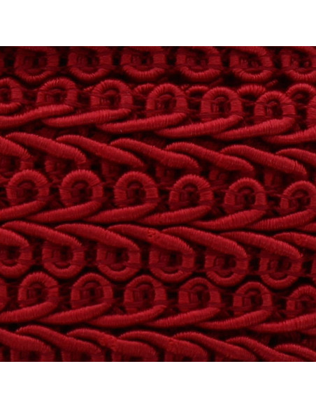 Galone a spiga stile Chanel - Rosso Hermès