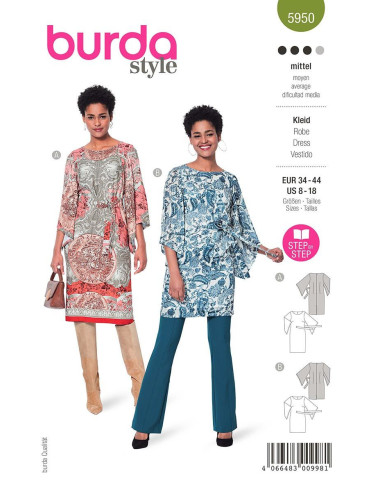 Modello di abito - Burda 5950