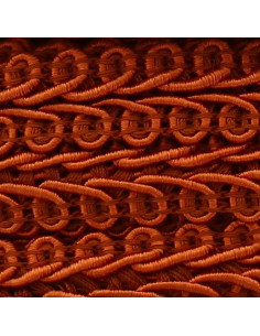 Gallone a spina di pesce stile Chanel - Arancione ramato 2