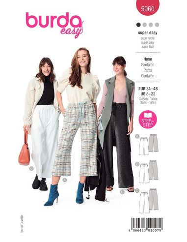 Modello di pantaloni - Burda 5960