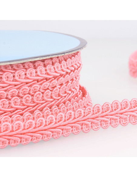 Gallone a spiga stile Chanel - Rosa vivo