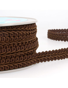 Gallone a spiga stile Chanel - Cioccolato