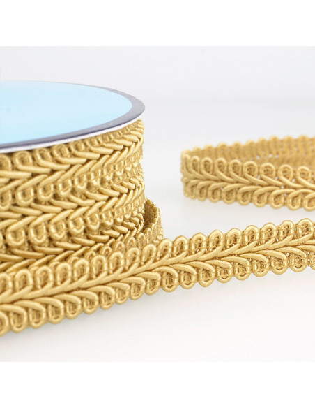 Gallone a spiga stile Chanel - Beige dorato