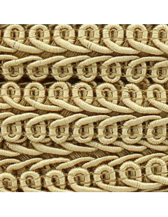 Gallone a spiga stile Chanel - Beige dorato 2