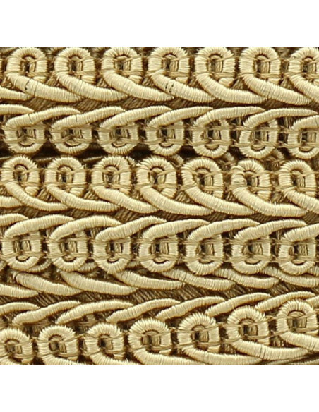 Gallone a spiga stile Chanel - Beige dorato